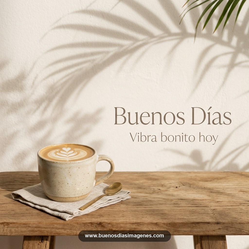 buenos dias aesthetic minimalista cafe latte