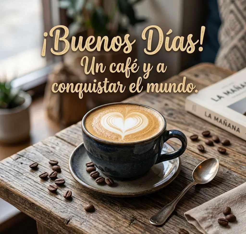 buen dia con cafe