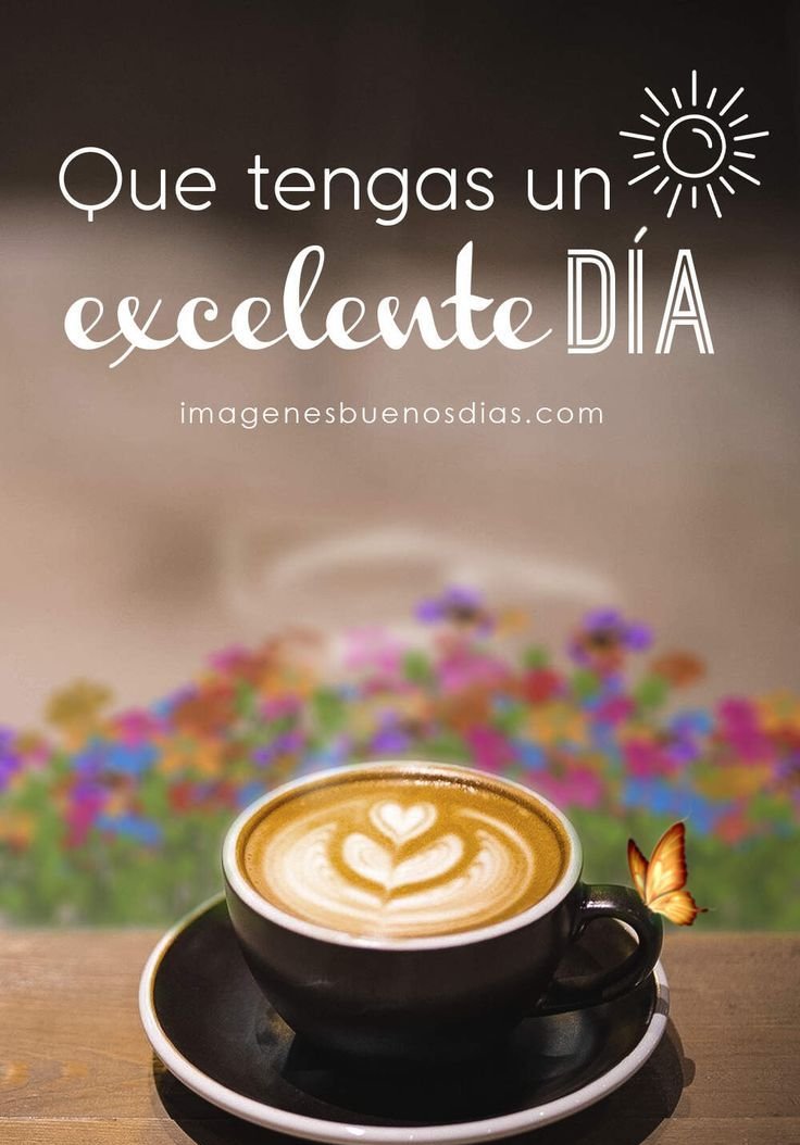 feliz dia con cafe