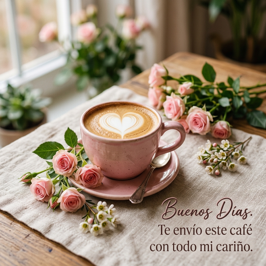 buenos dias carino cafe corazon