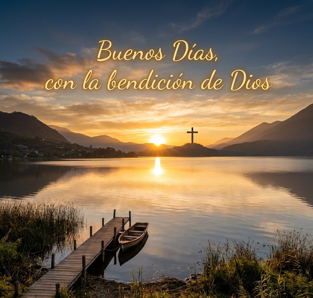 buenos dias con la bendicion de dios