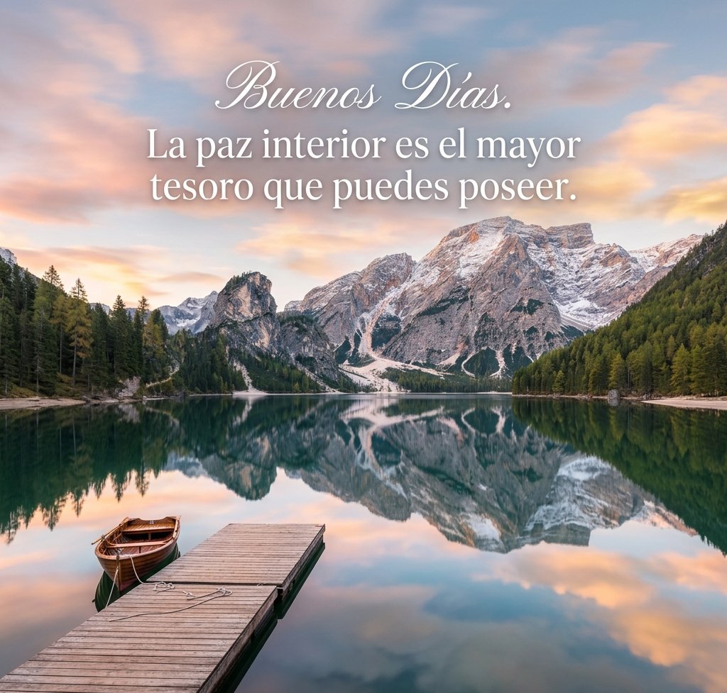 buenos dias con frases paz lago