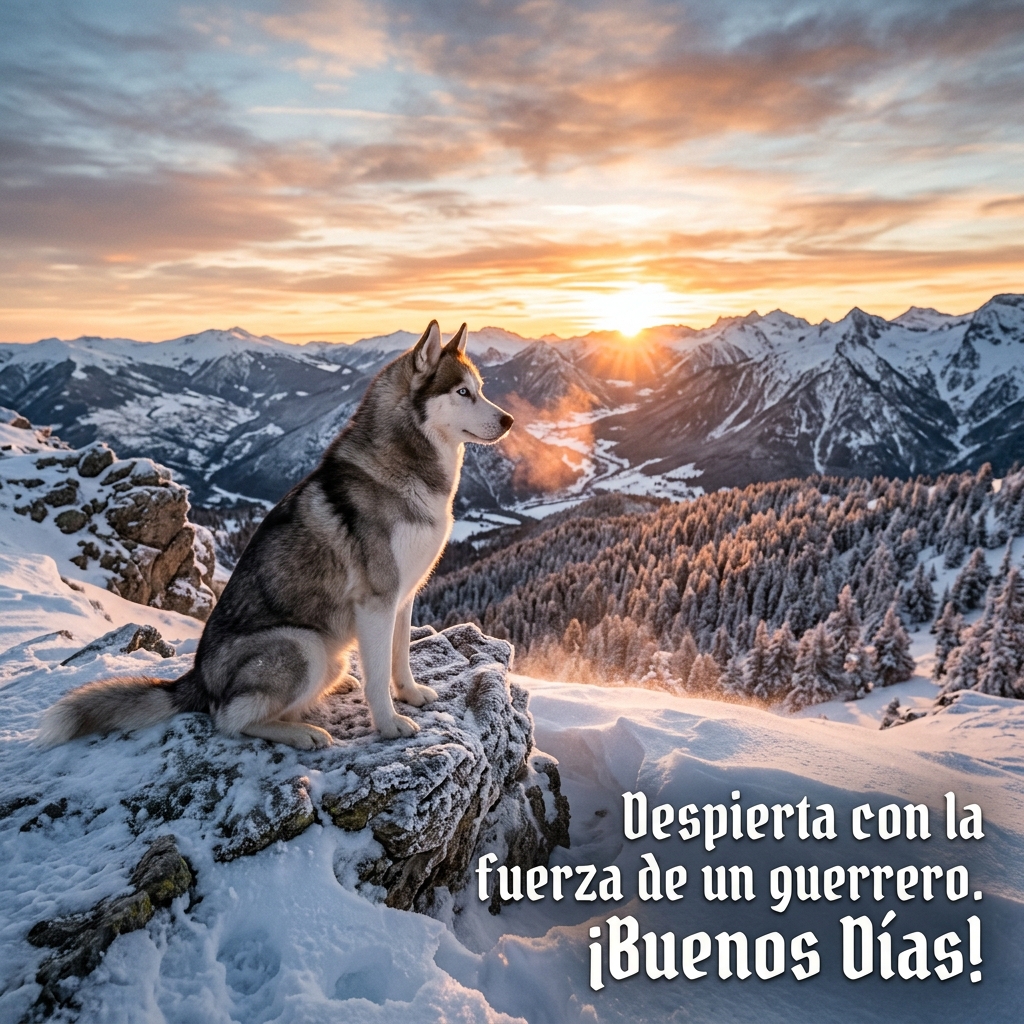 perritos buenos dias
