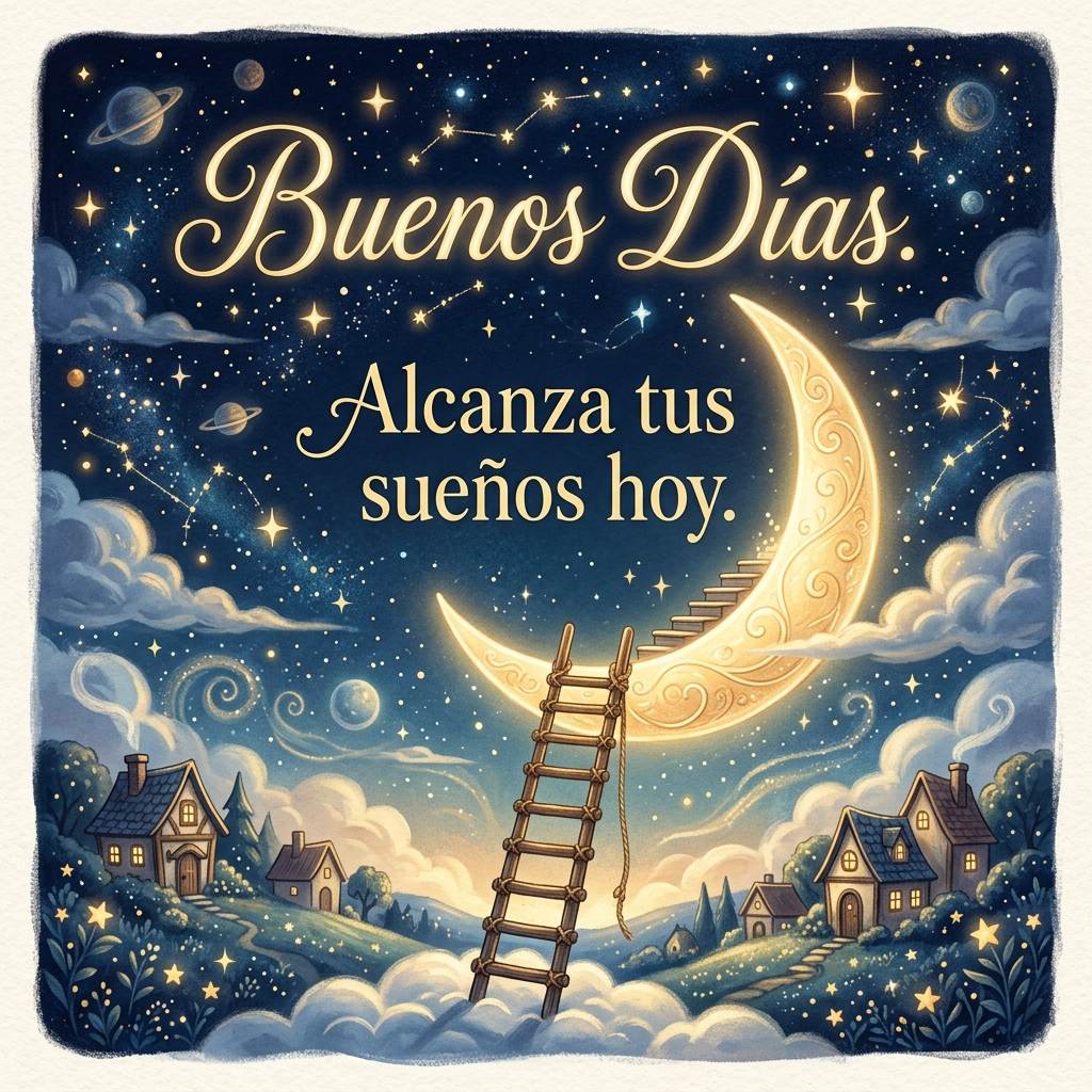 buenos dias diferentes escala luna