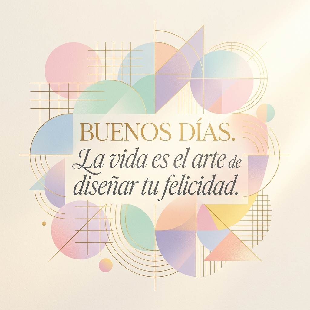 buenos dias diferentes geometrico