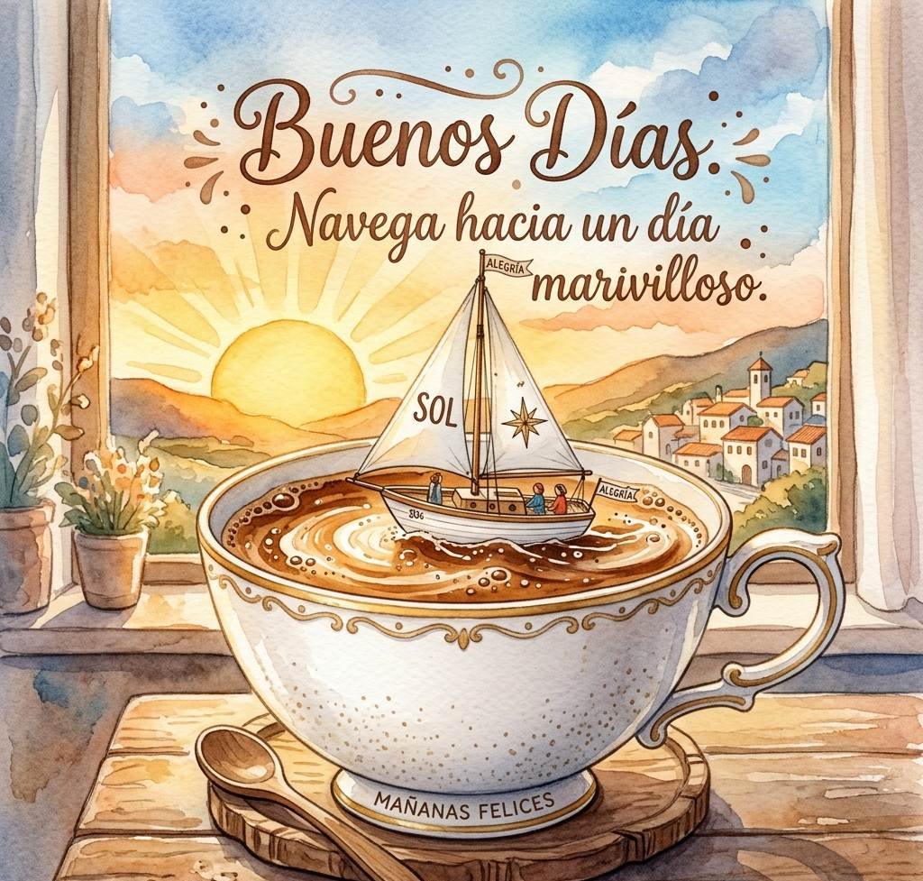 buenos dias diferentes velero cafe