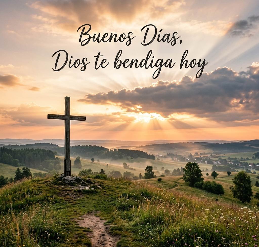 amanecer cristiano buenos dias dios te bendiga hoy