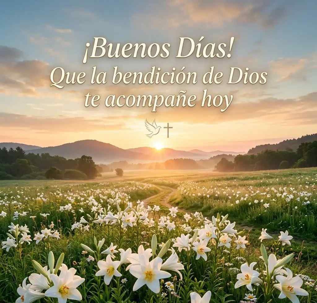 Imágenes de Buenos Días Dios te bendiga