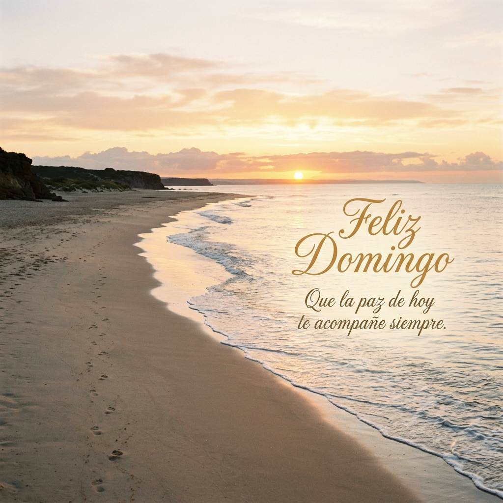 buenos dias domingo playa