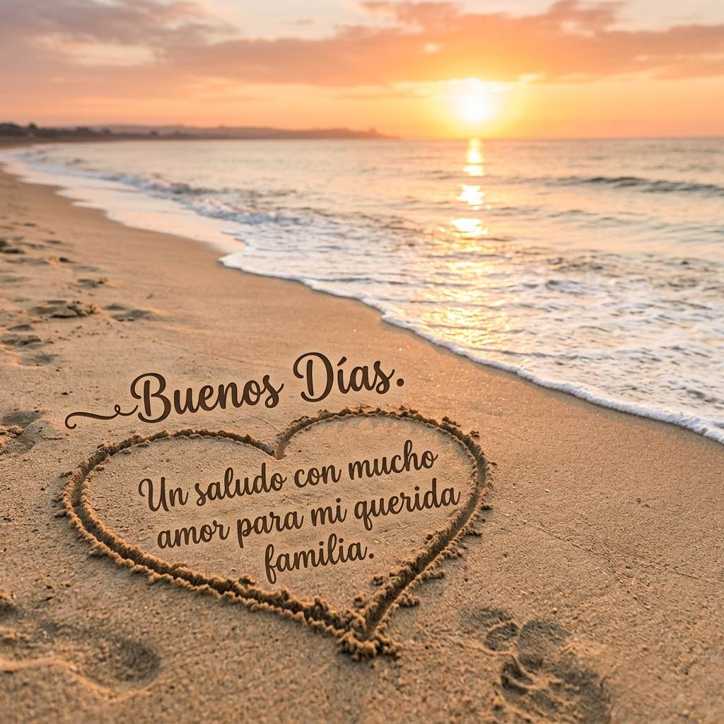 buenos dias familia corazon arena