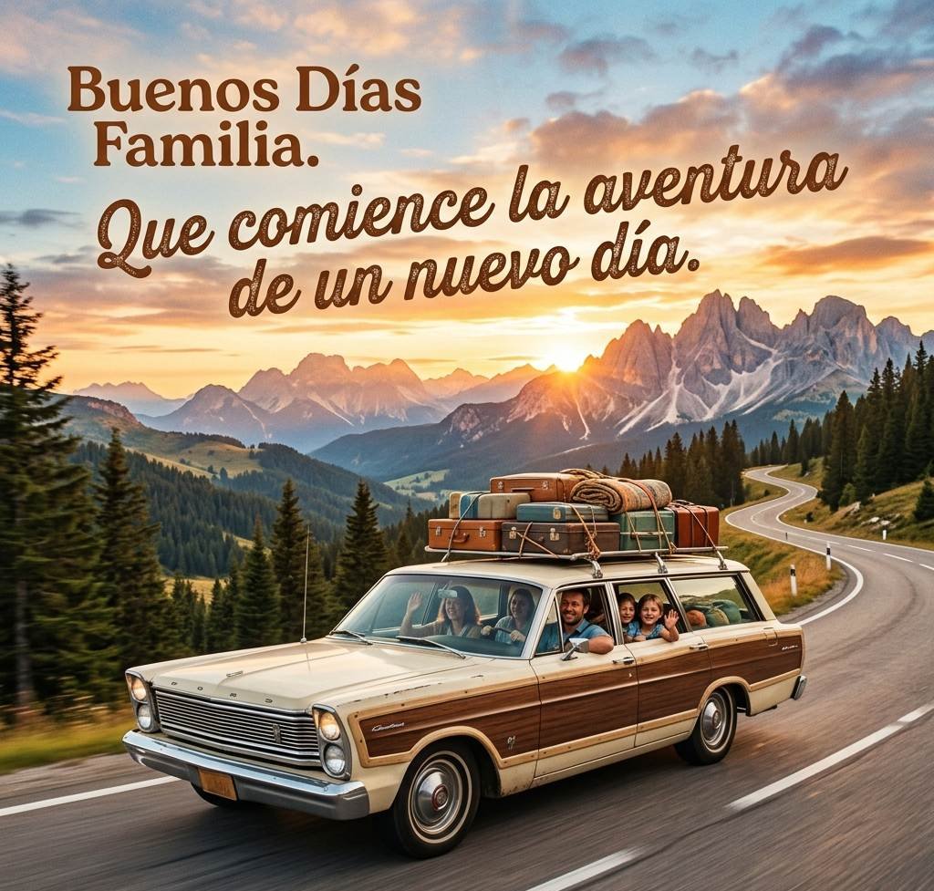 Buenos dias familia viaje