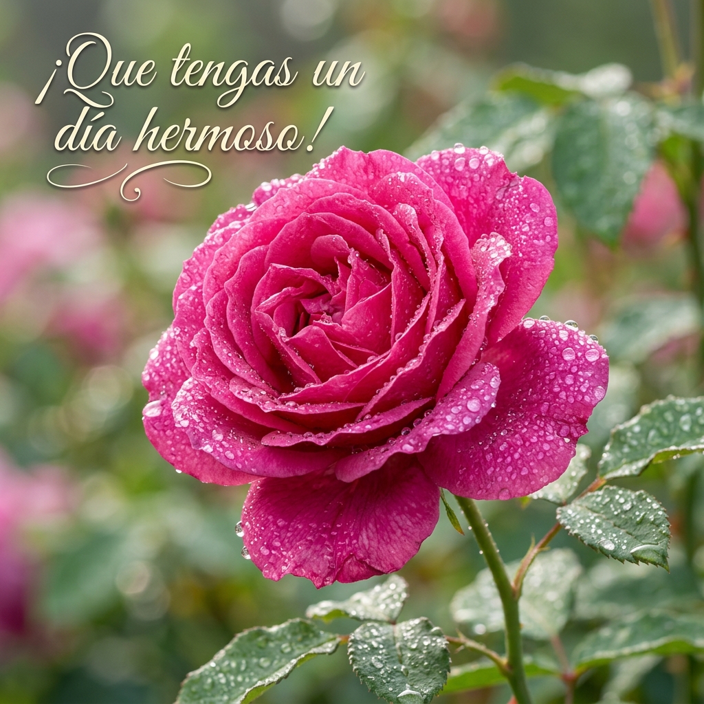flores hermosas buenos dias