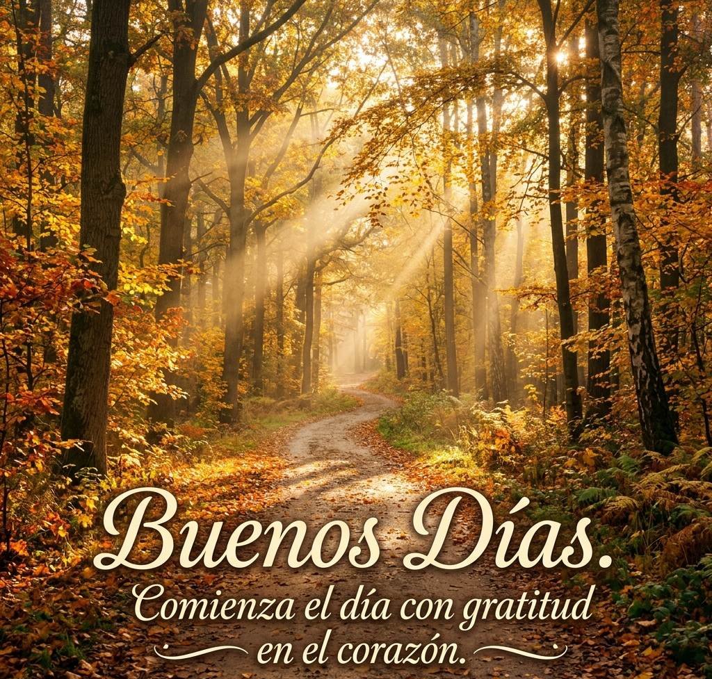 buenos dias gracias camino
