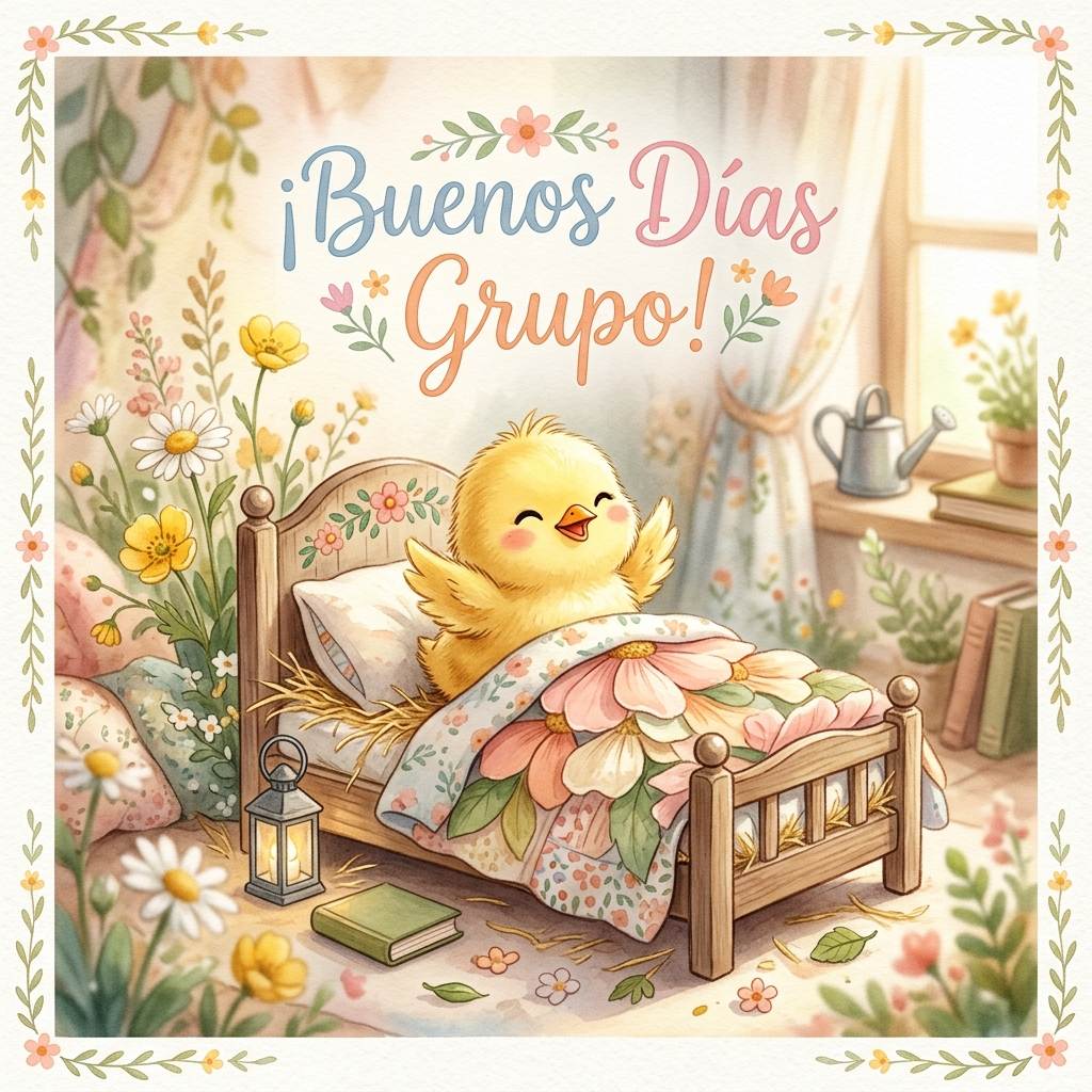 buenos dias grupo pollito tierno