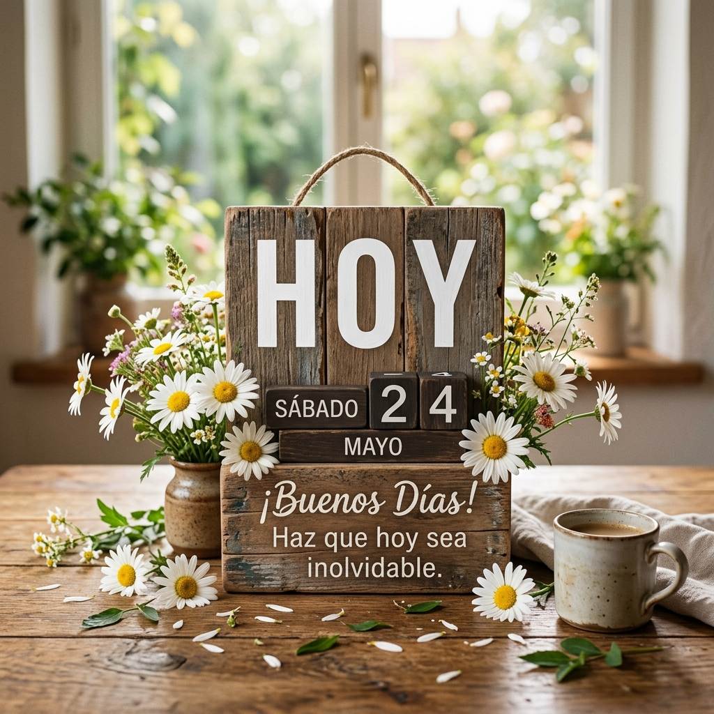 buenos dias hoy calendario flores