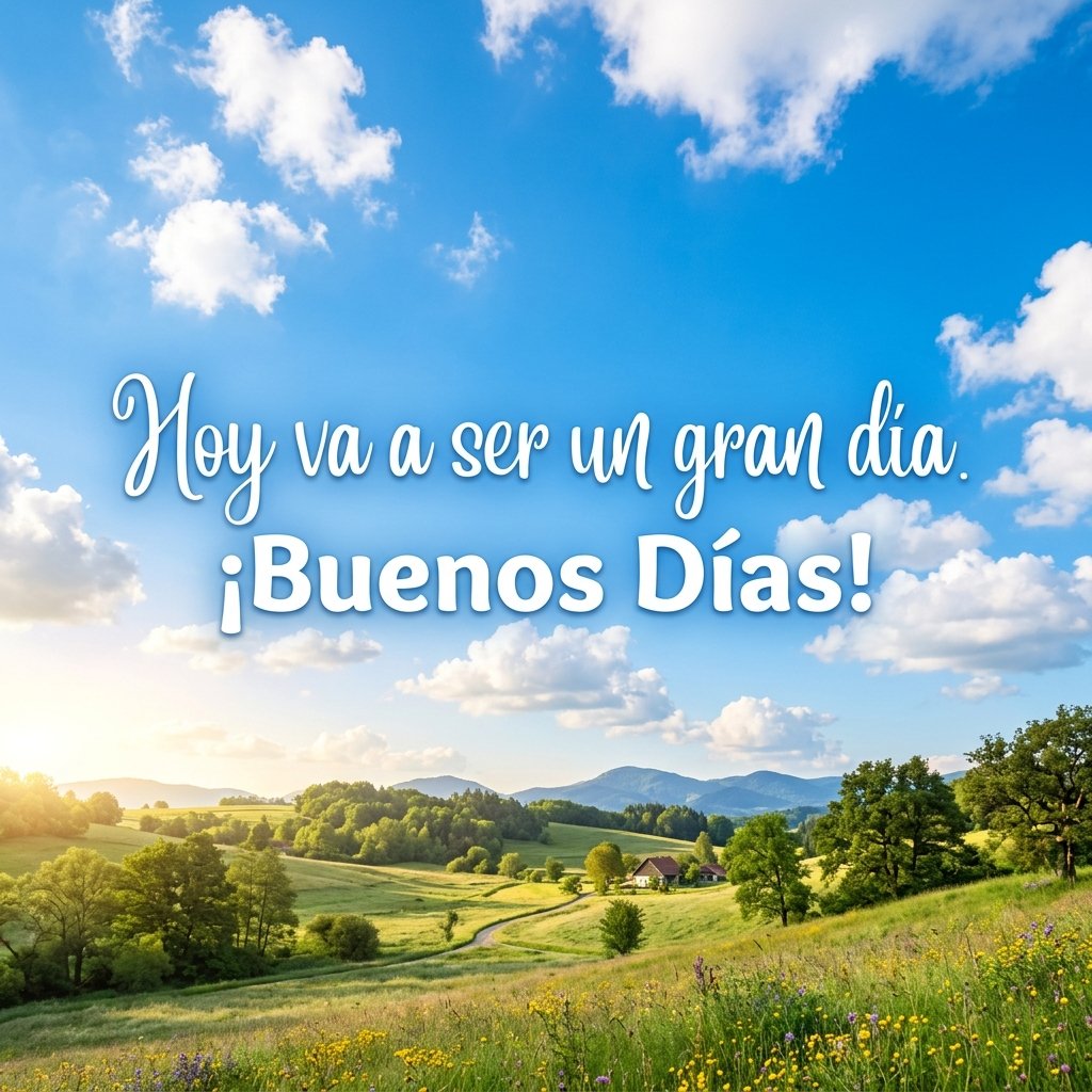 Nueva imagen de buenos días hoy optimista