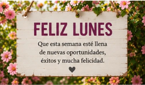 buenos dias lunes inicio de semana