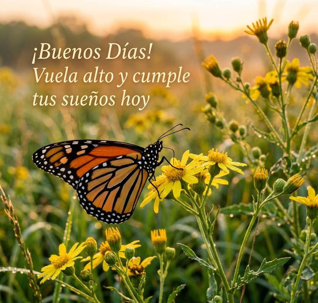 Imágenes de Buenos Días Mariposas