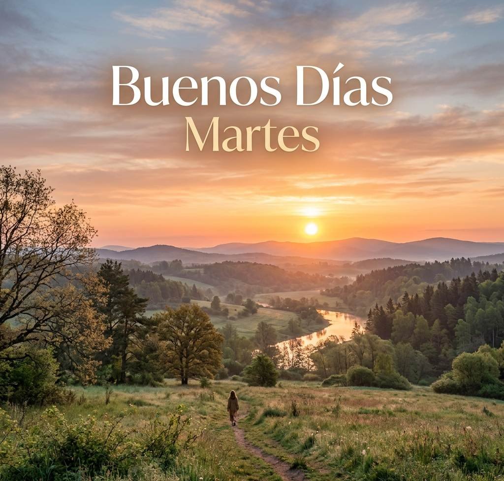 buenos dias martes amanecer