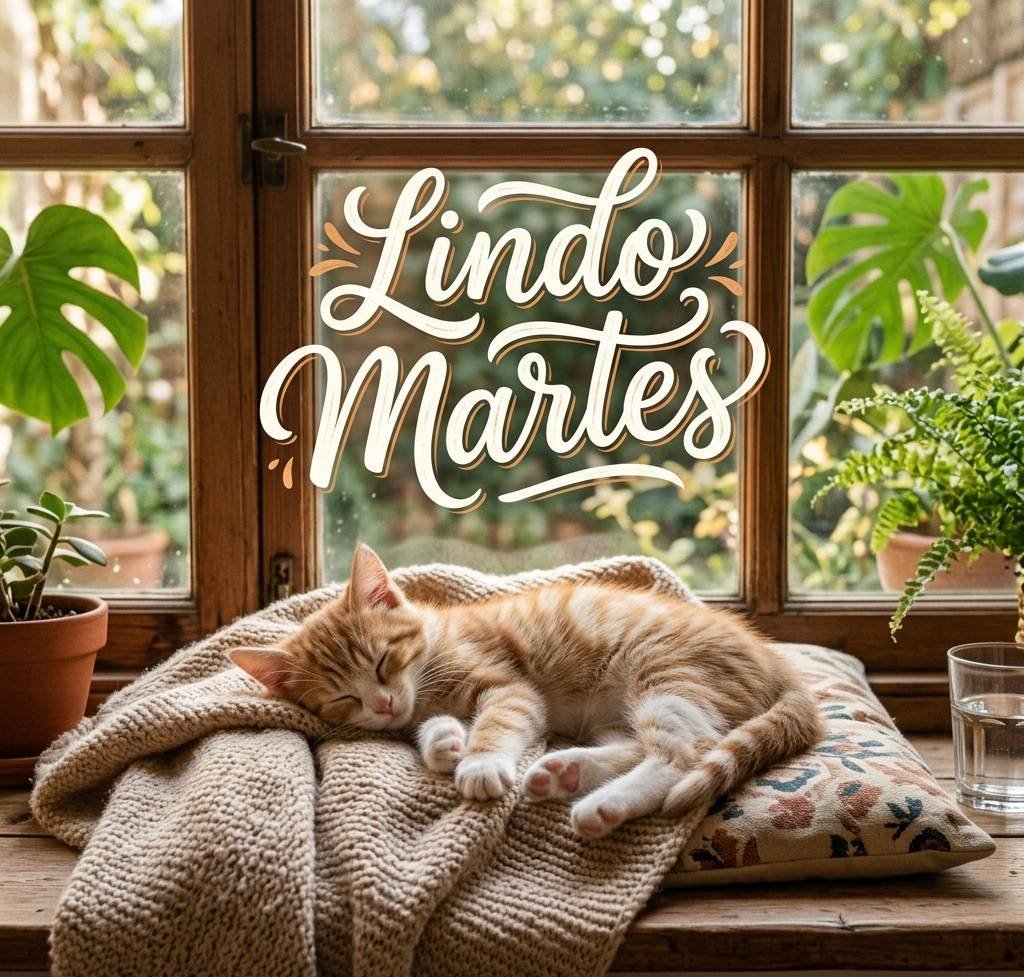 buenos dias martes gatito