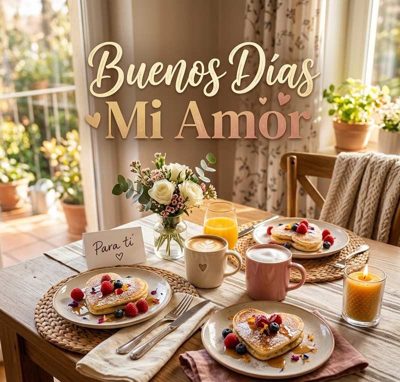 Imágenes de Buenos Días Mi Amor WhatsApp