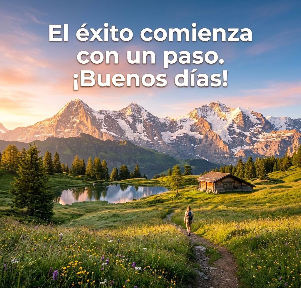 buenos dias motivacion exito paso