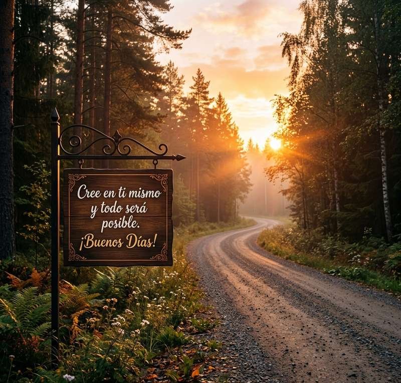 buenos dias motivacion creer