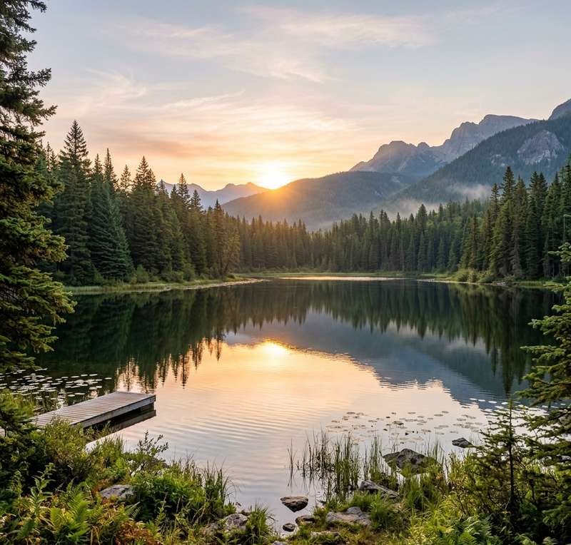 buenos dias naturaleza montaña sol