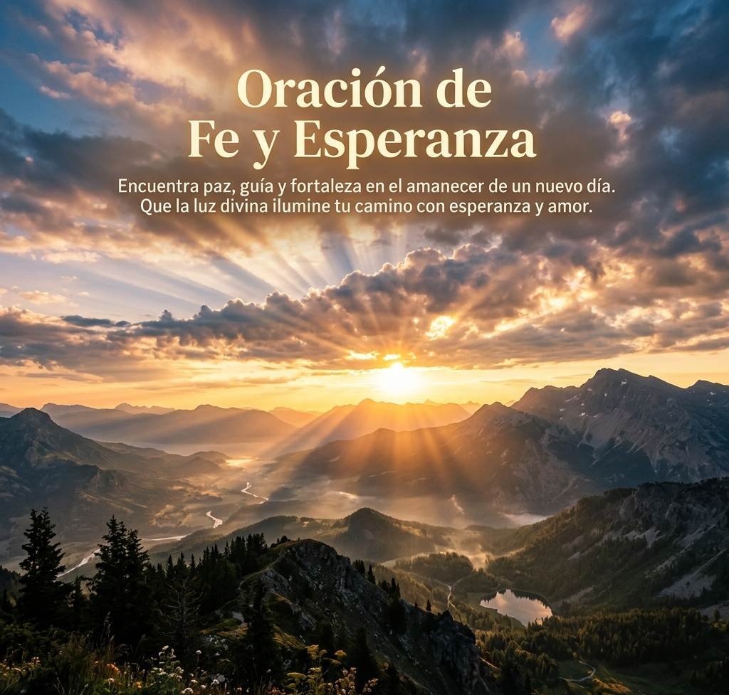 oracion buenos dias fe