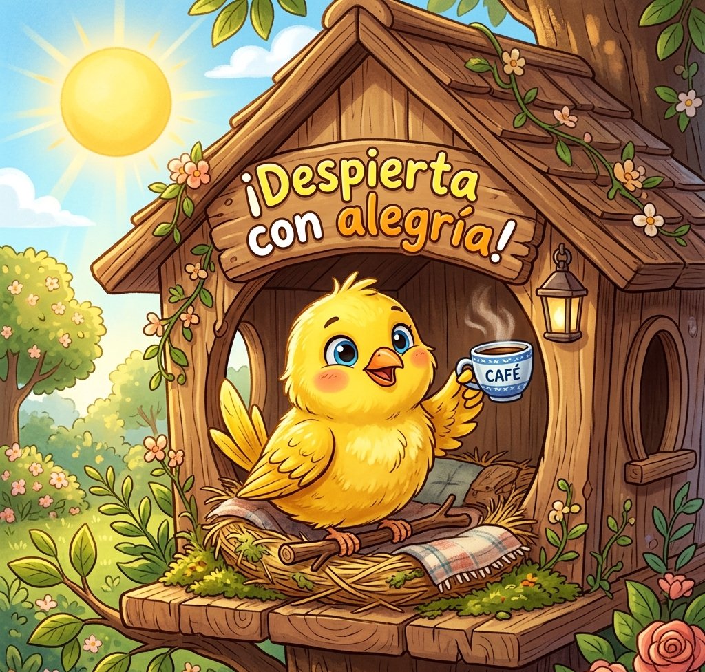 piolin buenos dias despierta alegria