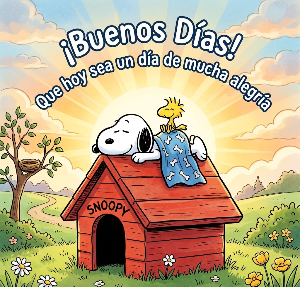 Imágenes de Buenos Días Snoopy