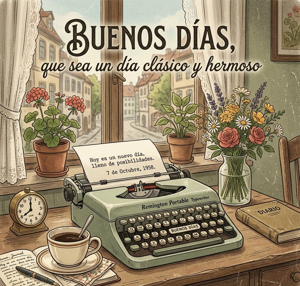 Imágenes de Buenos Días Vintage