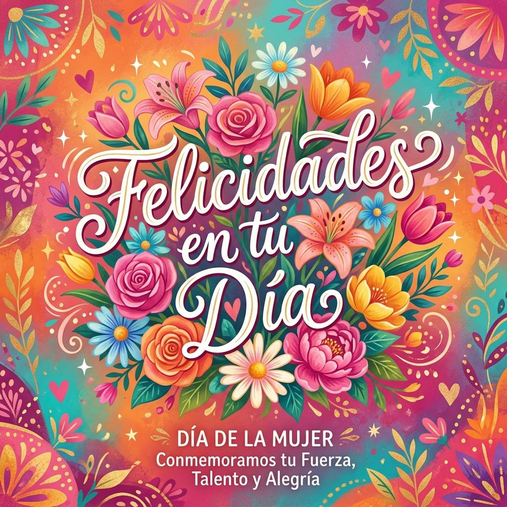 feliz dia mujer felicitacion