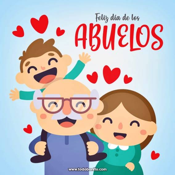 feliz dia abuelos