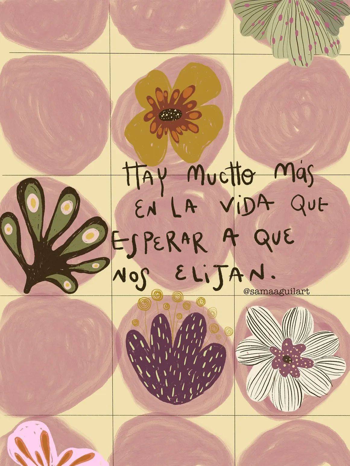 feliz dia de los abuelos con flores
